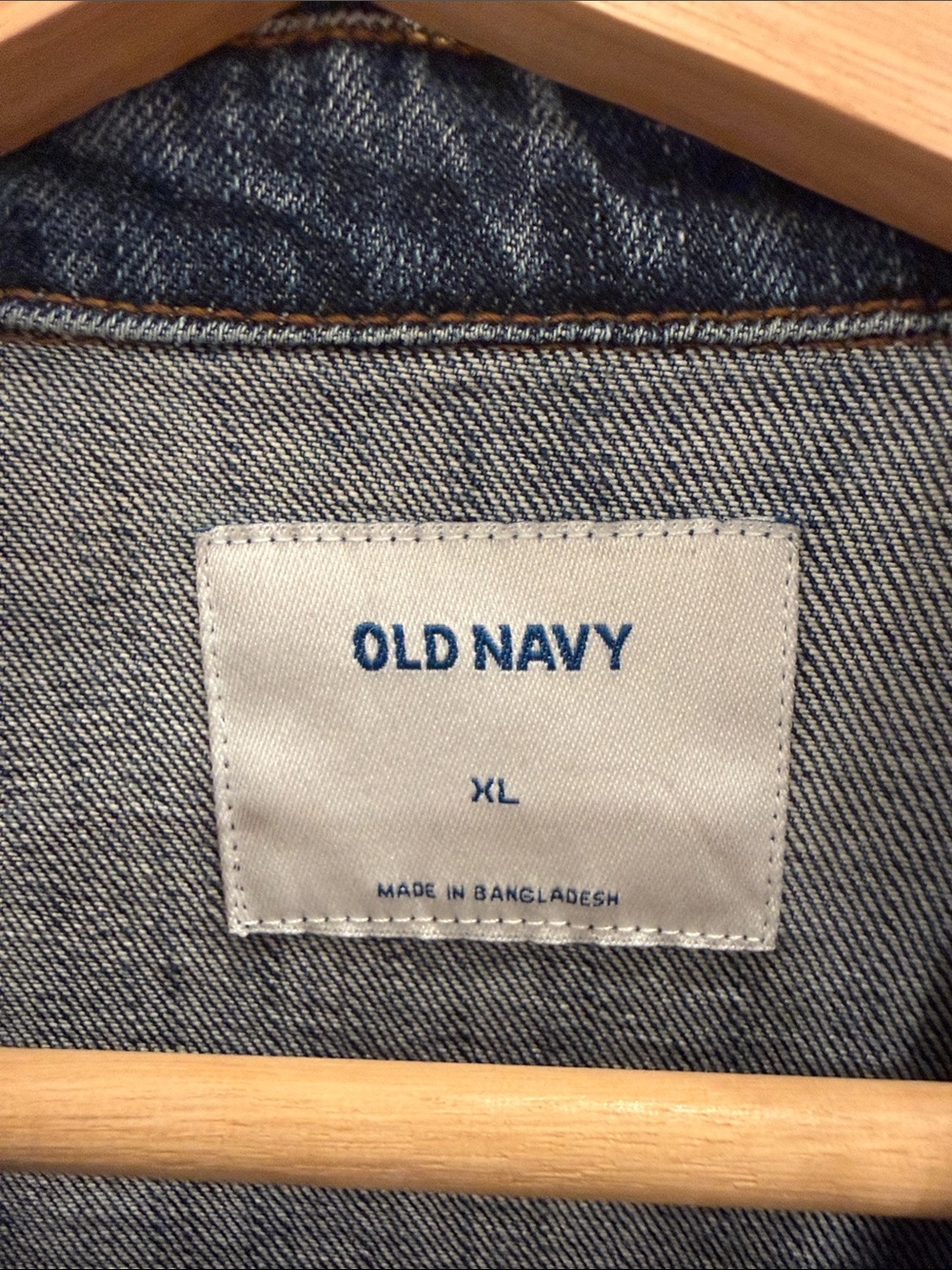 Old Navy Blue Denim Trucker Jacket - Picture 2 of 6
